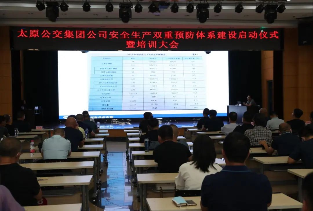 太原公交集團公司召開安全生產雙重預防體系建設啟動儀式暨培訓大會(圖2)