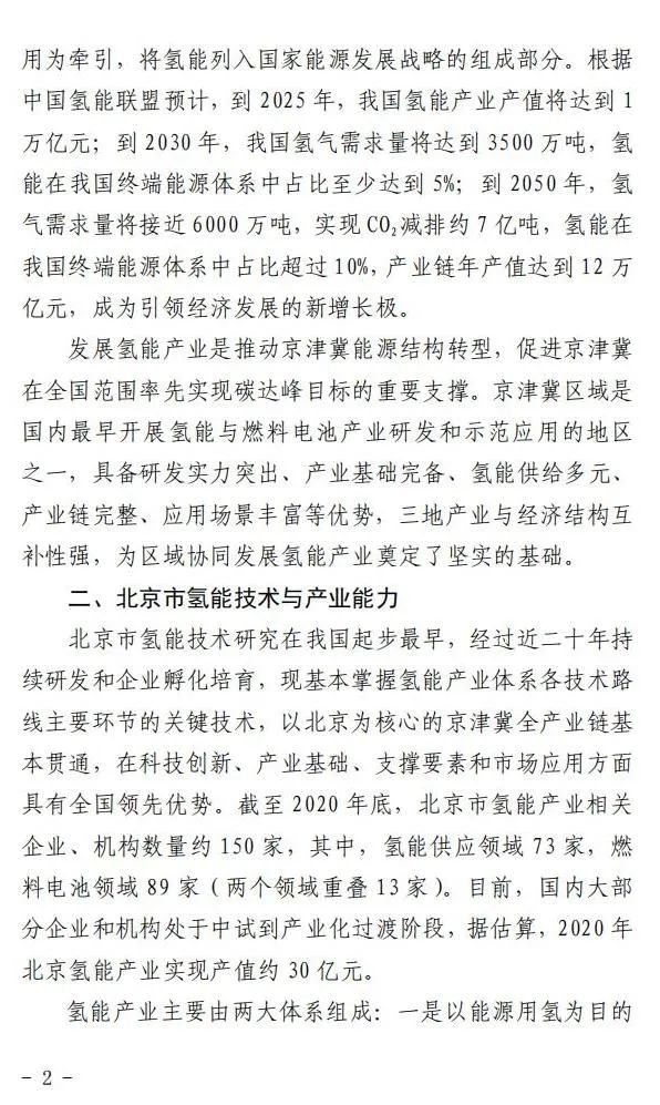 5年實(shí)現(xiàn)產(chǎn)業(yè)規(guī)模1000億元:北京就氫能產(chǎn)業(yè)發(fā)展實(shí)施方案征求意見(圖3) 圖片