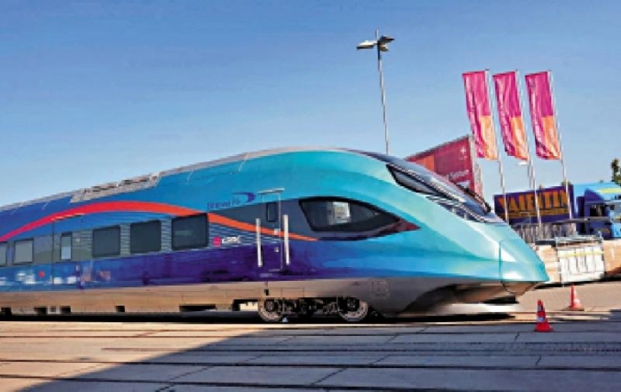 中國首列氫能城際動車問世 行駛零排放(圖1) 中國首列氫能城際動車問世 行駛零排放(圖1)